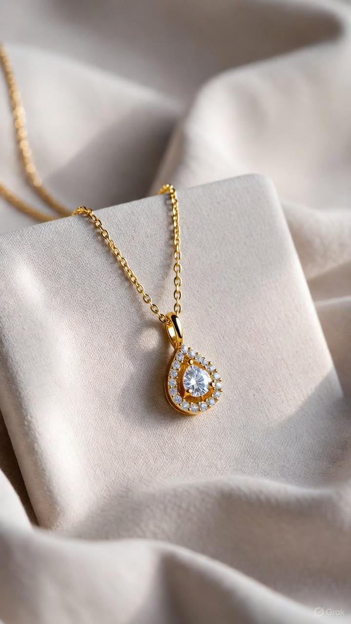 Interlocking Circle Pendant Necklace